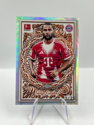 Serge Gnabry 2025 Topps Chrome Bundesliga 01/25