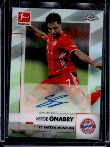 Serge Gnabry 2020 Topps Chrome Bundesliga