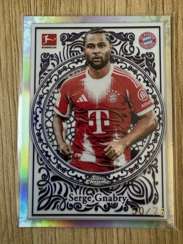 Serge Gnabry 2025 Topps Chrome Bundesliga /75