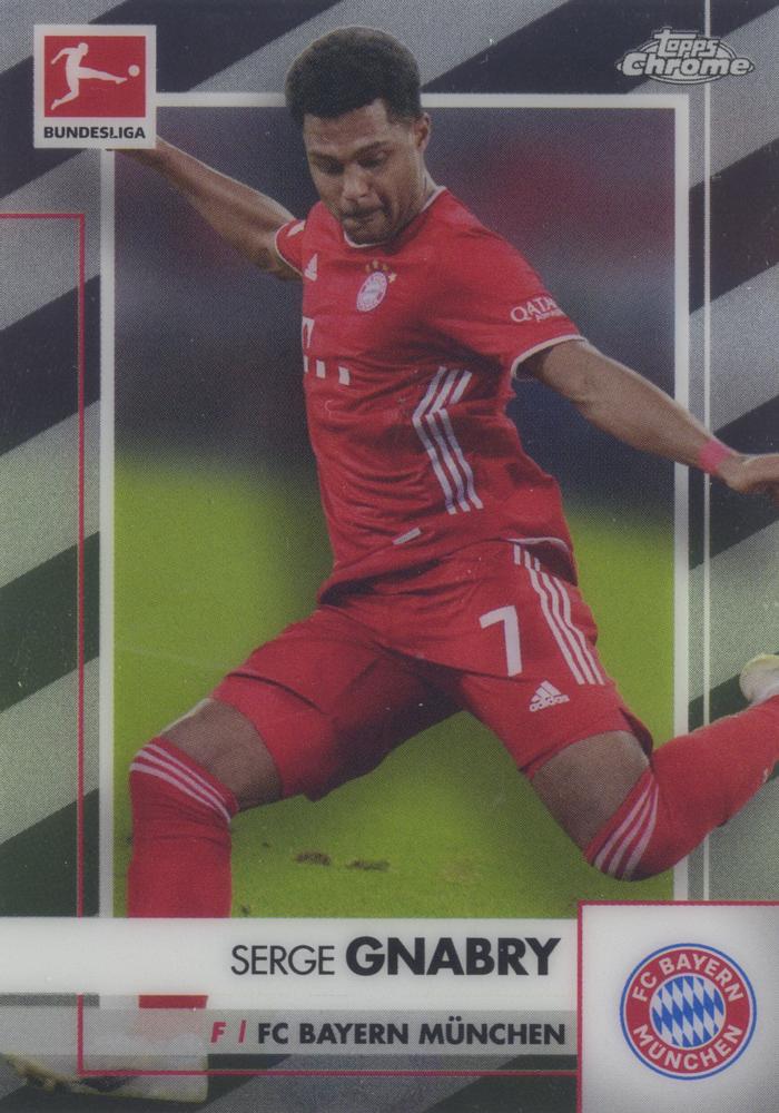 Serge Gnabry 2020 Topps Chrome Bundesliga 81