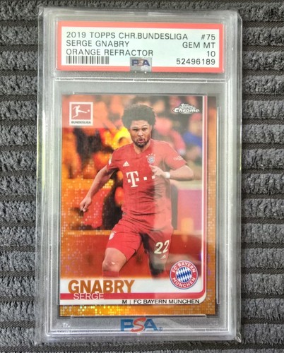 Serge Gnabry 2018 Topps Chrome Bundesliga Orange /25