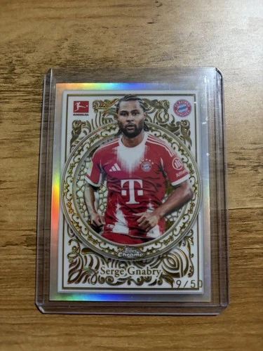 Serge Gnabry 2025 Topps Chrome Gold /50
