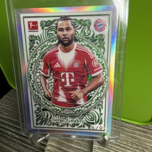 Serge Gnabry 2025 Topps Chrome Green /99