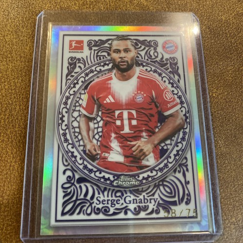 Serge Gnabry 2026 Topps Chrome Purple /75
