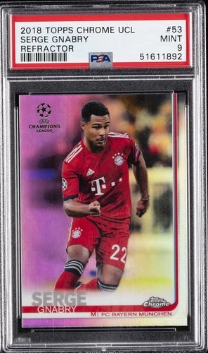 Serge Gnabry 2018 Topps Chrome Refractor