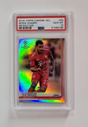 Serge Gnabry 2018 Topps Chrome Refractor
