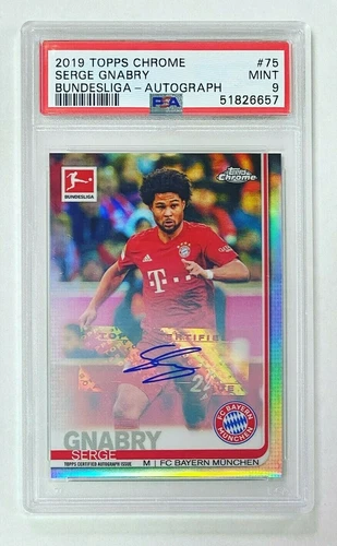 Serge Gnabry 2019 Topps Chrome Refractor /75