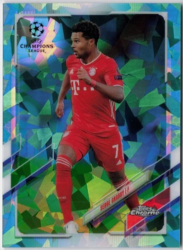 Serge Gnabry 2020 Topps Chrome Sapphire Edition UEFA Aqua /150