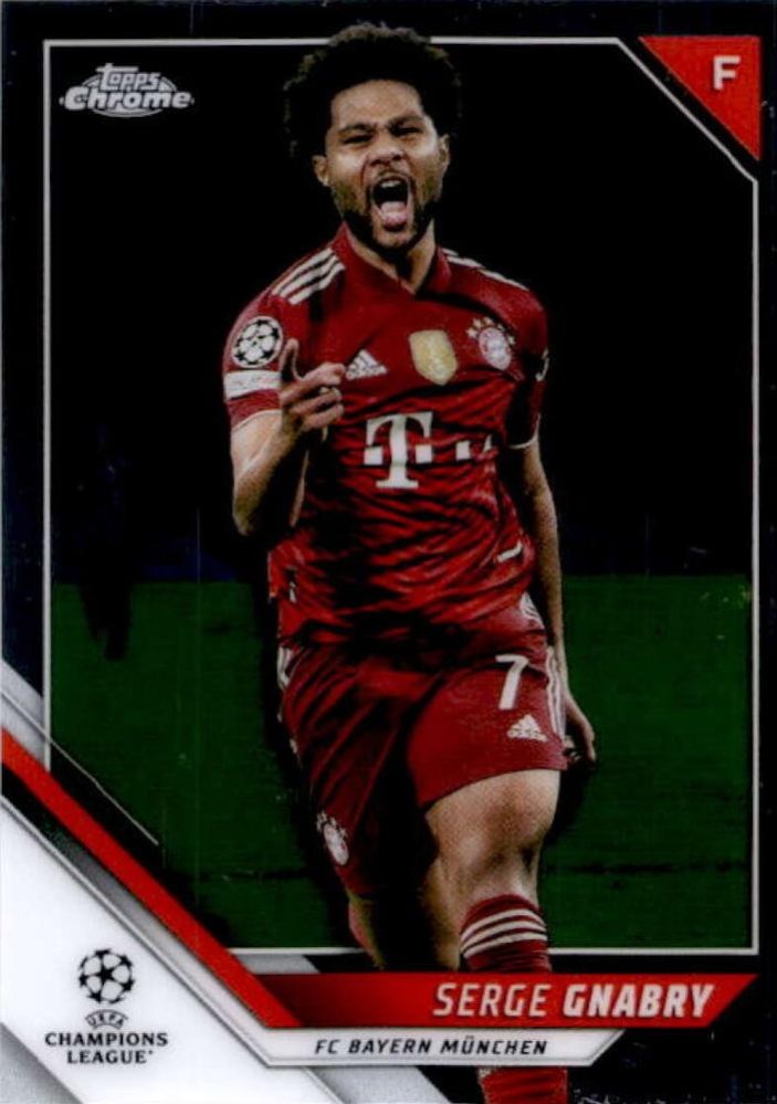 Serge Gnabry 2021 Topps Chrome UCC 143