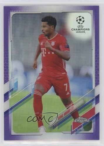 Serge Gnabry 2021 Topps Chrome UCL Refractor /250