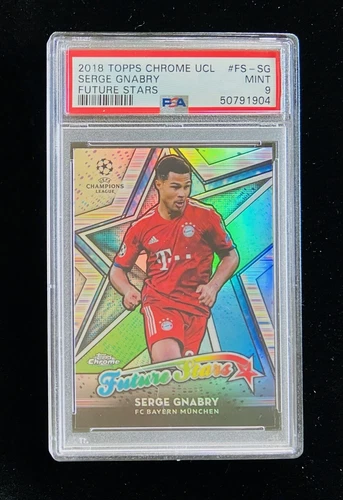 Serge Gnabry 2018 Topps Chrome UEFA Champions