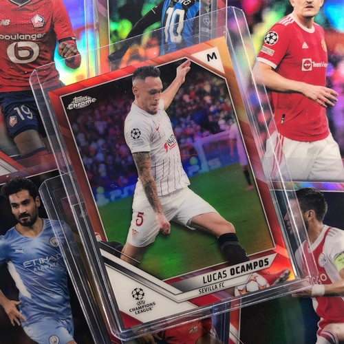 Serge Gnabry 2021 Topps Chrome UEFA UCL Rose Gold /125
