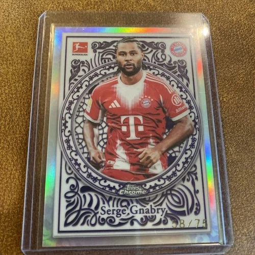 Serge Gnabry 2026 Topps Chrome Viola /75