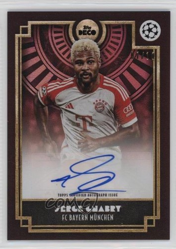 Serge Gnabry 2023 Topps Deco UEFA Club Competitions Red /10