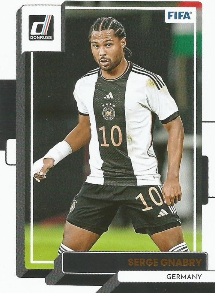 Serge Gnabry 2022 Panini Donruss Soccer 62