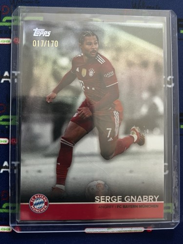 Serge Gnabry 2021 Topps FC Bayern München /170