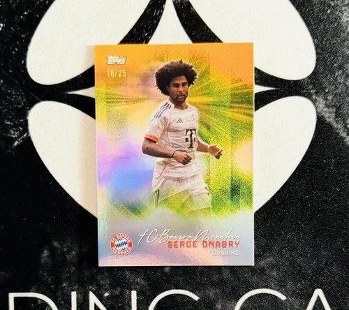 Serge Gnabry 2025 Topps FC Bayern München Orange /25