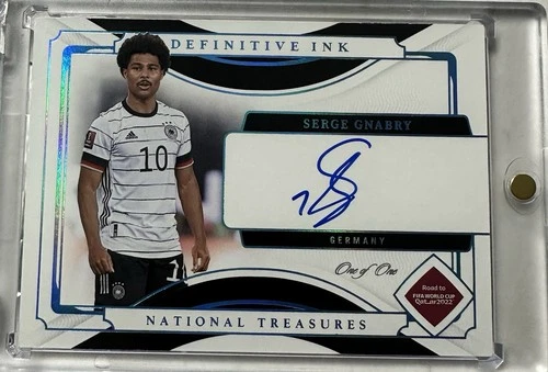 Serge Gnabry 2022 Panini FIFA World Cup 2022 Germany Definitive Ink 1/1