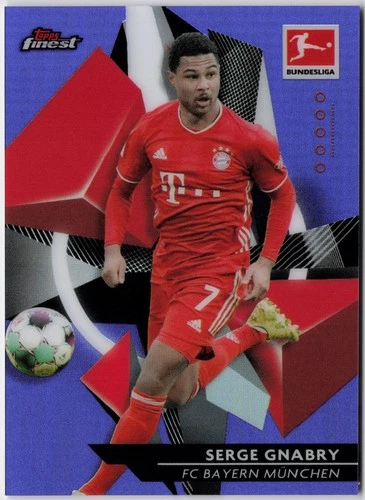 Serge Gnabry 2020 Topps Finest Purple /250