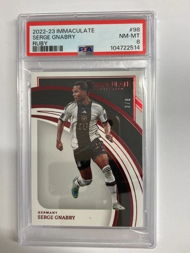 Serge Gnabry 2023 Panini Immaculate Ruby /8