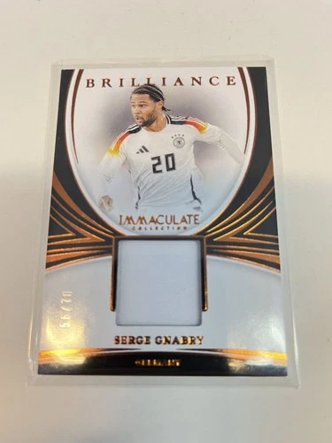 Serge Gnabry 2024 Panini Immaculate Soccer Bronze /70