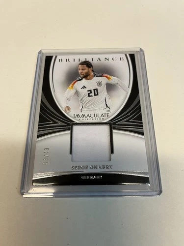 Serge Gnabry 2024 Panini Immaculate Soccer Silver /49