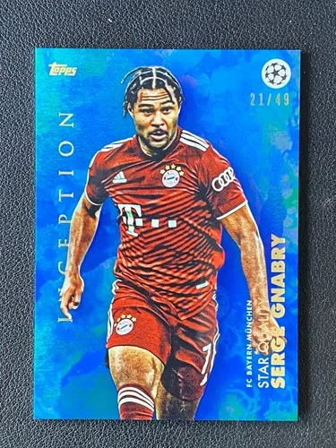 Serge Gnabry 2022 Topps Inception Blue /49