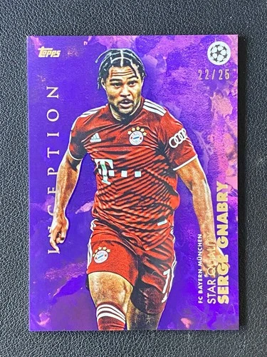 Serge Gnabry 2022 Topps Inception Purple /25