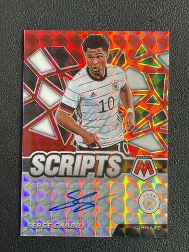 Serge Gnabry 2021 Panini Mosaic Prizm