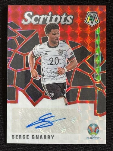 Serge Gnabry 2021 Panini Mosaic Red Mosaic