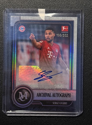 Serge Gnabry 2020 Topps Museum /252
