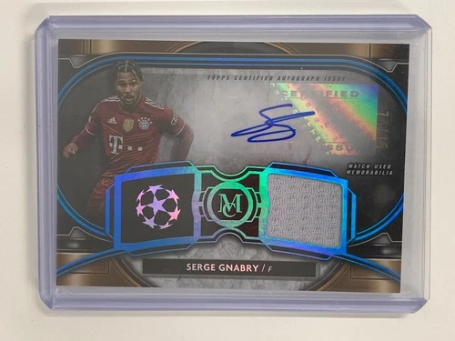 Serge Gnabry 2021 Topps Museum 74/75
