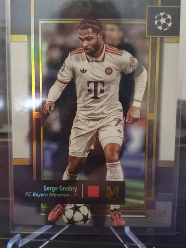 Serge Gnabry 2024 Topps Museum Gold Foil /50