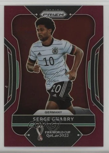Serge Gnabry 2022 Panini Prizm World Cup Maroon Prizm /22