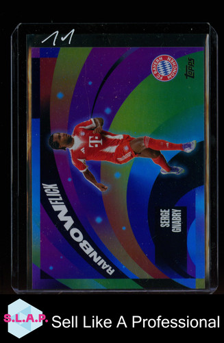 Serge Gnabry 2025 Topps Rainbow Flick Rainbow