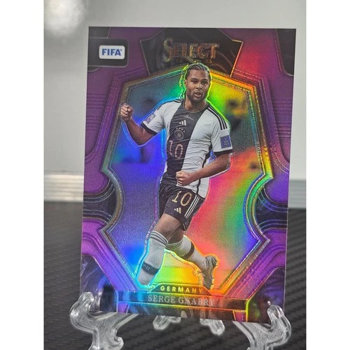 Serge Gnabry 2022 Panini Select Purple Prizm /75