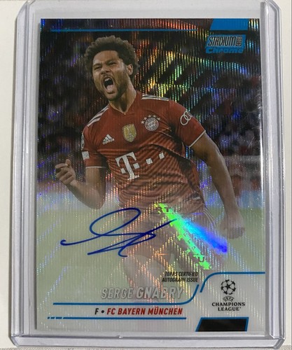 Serge Gnabry 2021 Topps Stadium Club Chrome /75