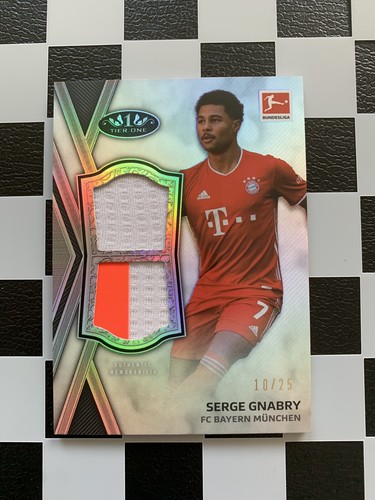 Serge Gnabry 2021 Topps Tier One /25