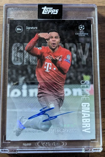 Serge Gnabry 2020 Topps Now UEFA Champions League
