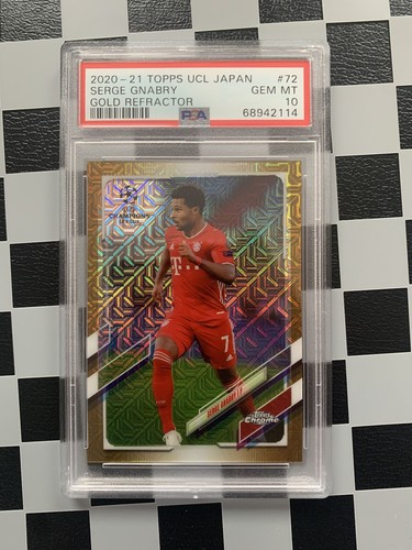 Serge Gnabry 2020 Topps UCL Gold /50