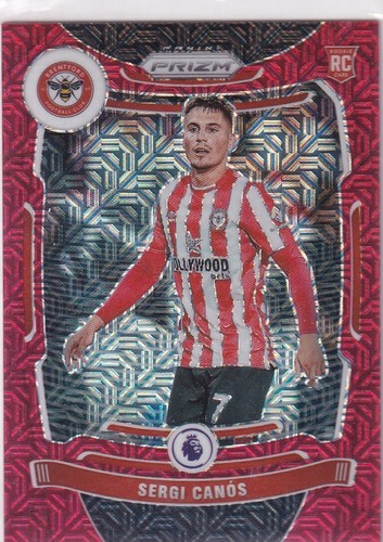 Sergi Canos 2022 Panini Prizm Premier League Red Mojo /159