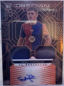Sergi Dominguez 2024 Panini Obsidian Orange Electric Etch /149