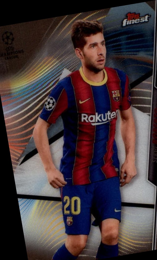 Sergi Roberto 2020 Topps Finest UEFA 82