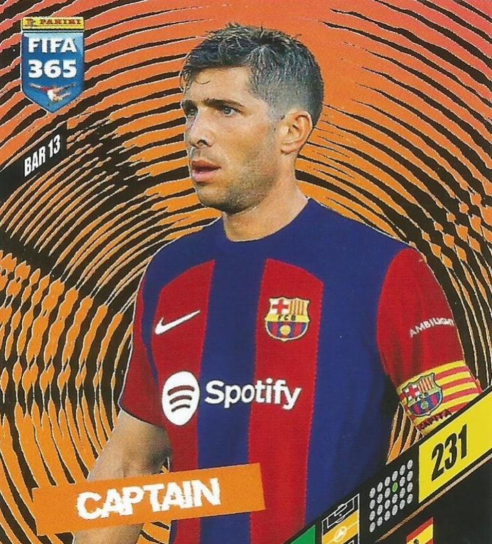 Sergi Roberto 2024 Panini Adrenalyn XL FIFA 365