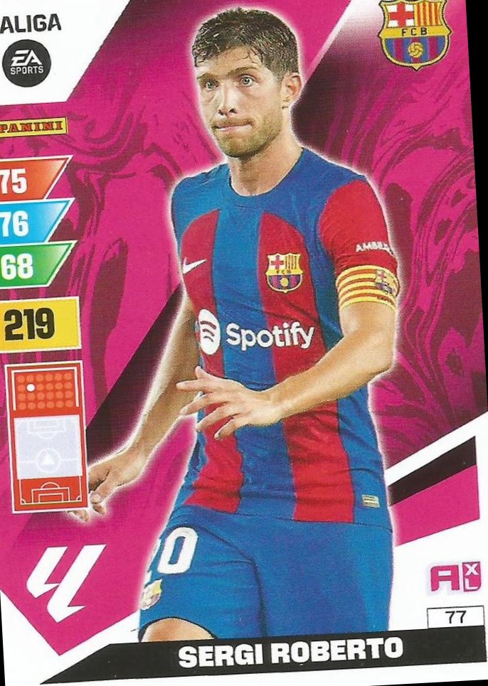 Sergi Roberto 2023 Panini Adrenalyn XL La Liga