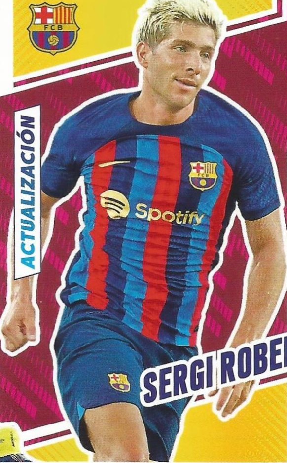 Sergi Roberto 2022 Panini Adrenalyn XL La Liga