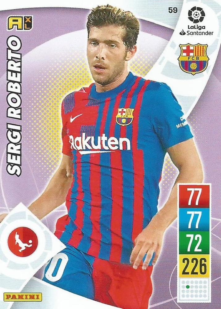 Sergi Roberto 2021 Panini Adrenalyn XL La Liga