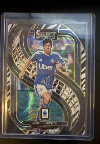 Sergi Roberto 2024 Panini Select Serie A Zebra Prizm