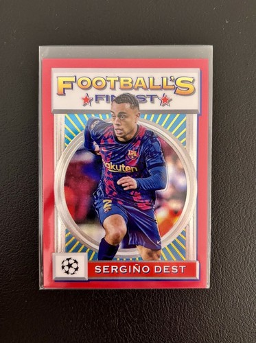 Sergino Dest 2022 Panini Finest Red Refractor 2/5