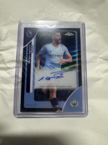 Sergio Agüero 2025 Topps Chrome Black Wave /10